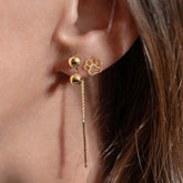 Labuta 14K rose gold earrings